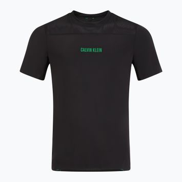 Calvin Klein LVGMS5K188 Uomo Maglietta con logo Baselayer nero/verde blosson