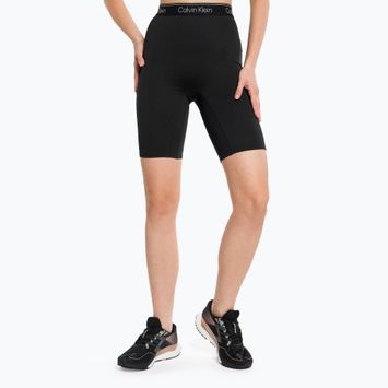 Pantaloncini da allenamento Calvin Klein Knit da donna, nero