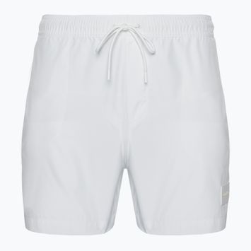 Pantaloncini da bagno Calvin Klein Medium con coulisse da uomo, bianco