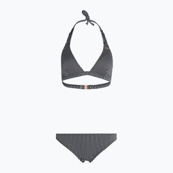 Costume da bagno a due pezzi da donna O'Neill Marga Cruz Bikini nero a righe semplici