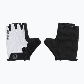 Guanti da ciclismo Rogelli Core Jr per bambini, bianco