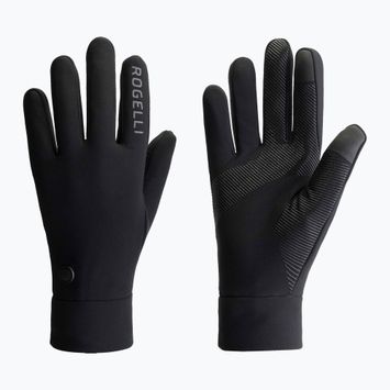 Guanti da ciclismo Rogelli Essential Thermal Mid Season da uomo, nero