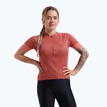 Maglia ciclismo donna Rogelli Modesta chutney / corallo