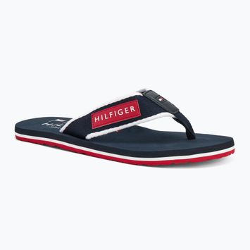 Tommy Hilfiger Patch Beach Sandal uomo infradito desert sky