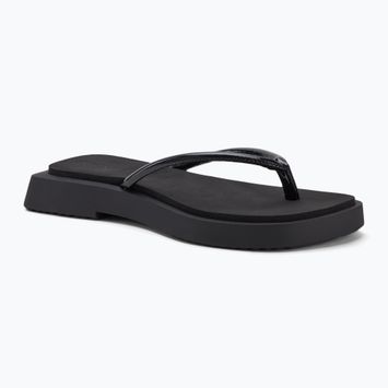 Donna Calvin Klein YW0YW01716 Sq Low Wedge Sandal Punto triplo nero infradito