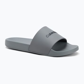 Calvin Klein infradito uomo HM0HM00455 Pool Slide Rubber granite road