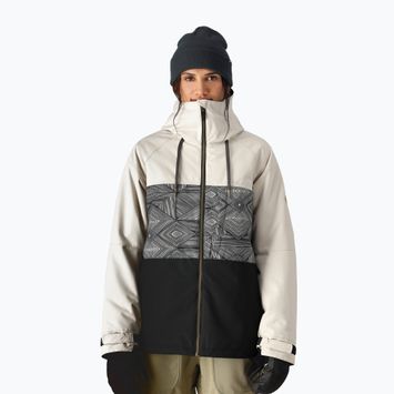 Giacca da snowboard 686 Athena isolata da donna in colorblock calcareo
