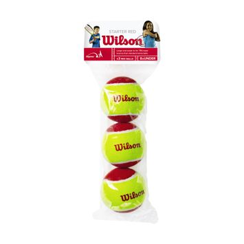 Palline da tennis Wilson Starter Red Tball per bambini 3 pezzi giallo e rosso 2000031175