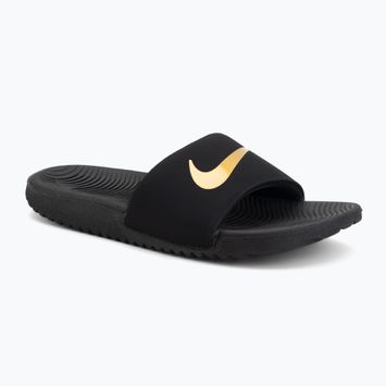 Ciabatte per bambini Nike Kawa black/metallic gold
