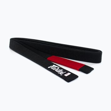 Cintura da jiu-jitsu brasiliano Fairtex Cotton nero