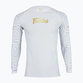 Fairtex Hanuman Pro, paraschiena a maniche lunghe da uomo, bianco