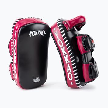 YOKKAO Disco di allenamento curvo 2 pezzi nero/cerise