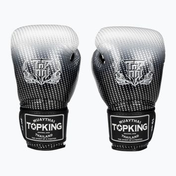 Top King Muay Thai Super Star Air guanti da boxe argento