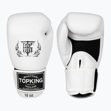 Top King Muay Thai Ultimate Air guantoni da boxe bianchi