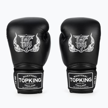 Top King Muay Thai Super Air guantoni da boxe neri