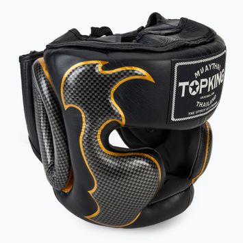 Casco da boxe Top King Empower nero/argento
