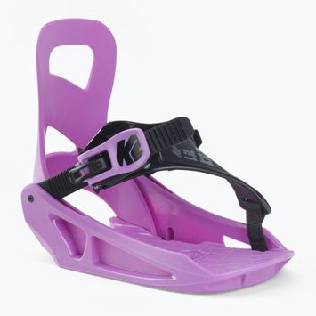 Attacchi da snowboard per bambini K2 Lil Kat viola