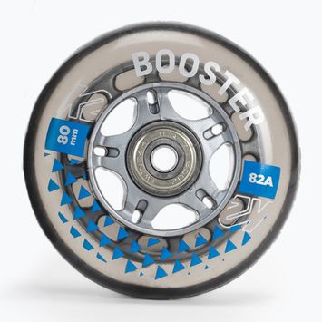 K2 Booster W/ ILQ 7 80 mm/82A ruote rollerblade 8 pezzi nero.