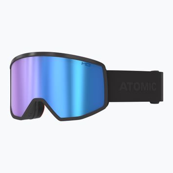 Occhiali da sci Atomic Four HD tutti neri/blu hd