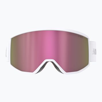 Occhiali da sci Atomic Four HD bianco/rosa rame hd