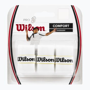 Wilson Pro Overgrip racchette da badminton 3 pezzi bianco.
