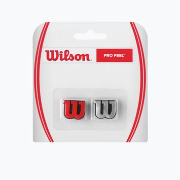 Antivibranti Wilson Profeel 2 pezzi argento/rosso WRZ537600