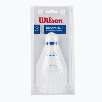 Volano Wilson Dropshot Clamshel 3 pezzi bianco WRT6048WH+