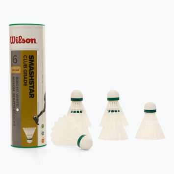 Volano Wilson Smashstar 6 pezzi bianco.