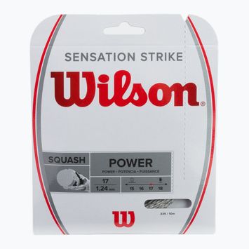 Wilson Sq Sensation Strike 17 10m corda da squash bianca WRR943200+