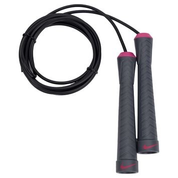Nike Fundamental Speed Rope grigio scuro/rosa vivo