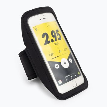 Nike Lean Arm Band Plus nero/argento, fascia telefonica da running