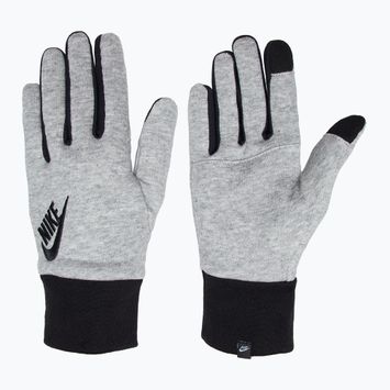 Guanti da corsa Nike Club Fleece 2.0 uomo grigio erica/nero/nero