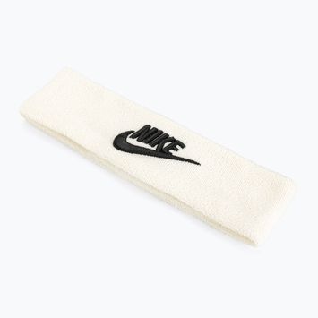 Fascia Nike Classic Wide Terry bianco/nero