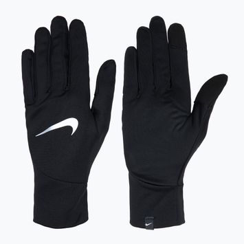 Guanti da corsa Nike Pacer Lightweight RG da uomo, nero/nero/argento