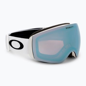 Occhiali da sci Oakley Flight Deck M bianco opaco/prizm snow sapphire iridium