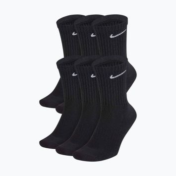 Calzini Nike Everyday Cushioned 6 paia bianco/nero