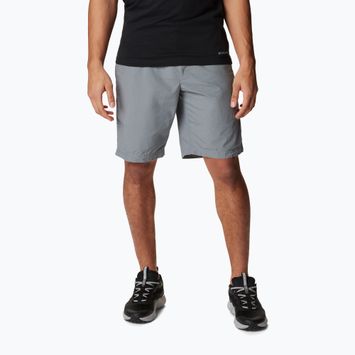Pantaloncini da trekking Columbia Washed Out da uomo, grigio cenere