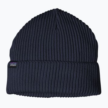 Patagonia Fishermans Rolled Beanie cappello invernale blu navy