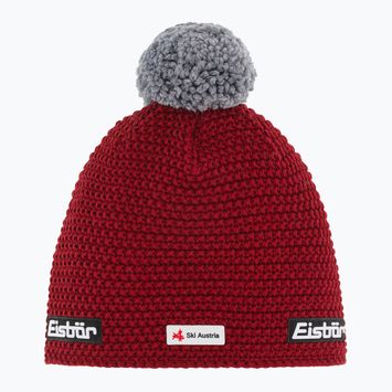 Eisbar Jamie Pompon Ska berretto invernale bordeaux/graumele