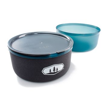 GSI Outdoors Ultralight Nesting Bowl + Mug set di pentole blu