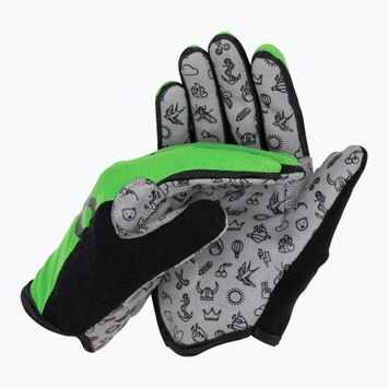 Guanti da ciclismo per bambini woom Tens verde