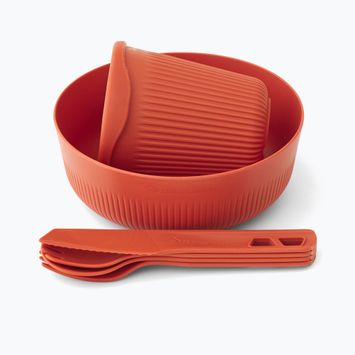 Set di stoviglie Passage di Sea to Summit, arancione piccante