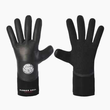 Guanti Rip Curl Rubber Soul 3 mm nero