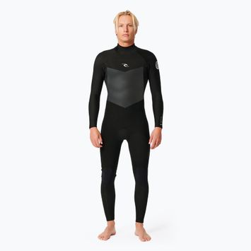 Rip Curl Dawn Patrol 4/3 Back Zip Swim Foam Uomo Nero