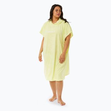 Poncho donna Rip Curl Classic Surf con cappuccio giallo brillante