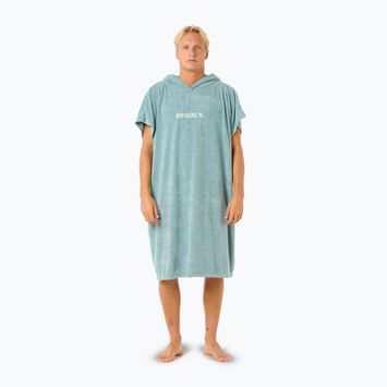 Uomo Rip Curl Brand Poncho con cappuccio Blue Lagoon