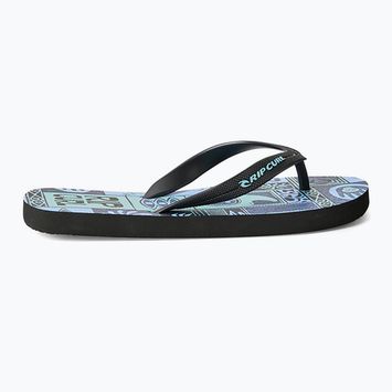 Infradito Rip Curl Grom Energy Bloom per bambini nero/blu