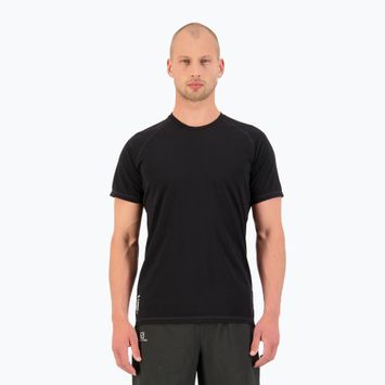 T-shirt Mons Royale Temple Merino da uomo nero