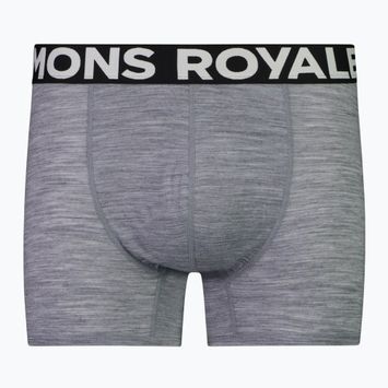 Boxer termici da uomo Mons Royale Hold 'em Shorty Merino grigio erica