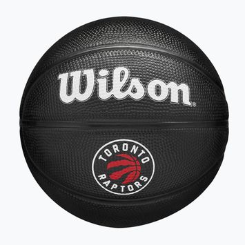 Pallone da basket Wilson NBA Tribute Mini Toronto Raptors bambino nero taglia 3